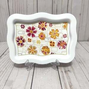 American Girl Doll Julie Room Accessories Replacement -Metal Flower Tray